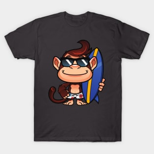 "Makani" the surfing monkey T-Shirt